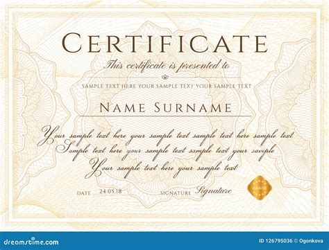 Formal Certificate Template Master Template