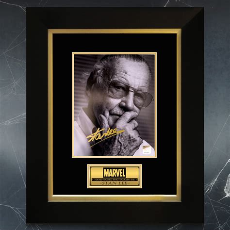 Stan Lee Signed Photo Custom Frame 1 Rare T Touch Of Modern