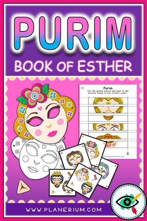 Purim Jewish Holiday Activities And Games With Characters From The Book