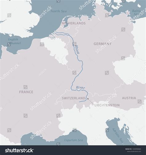 Rhine Danube River Map