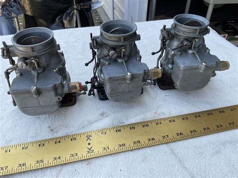 3 Rebuilt Ford 2 Barrel Carburetors Legacy Auction Company