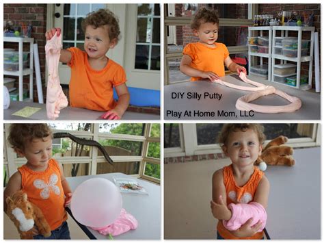 ~ my husband works 4 days on and 3 days off. Do it yourself Silly Putty for kids | Business for kids, Activities for girls, Fun crafts for kids