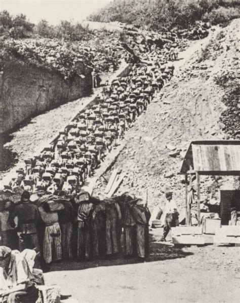 Imagine having that rock on your back and then having to wait patiently just for the chance to walk up the stairs and. World War II in Pictures: Mauthausen, the Most Brutal Concentration Camp