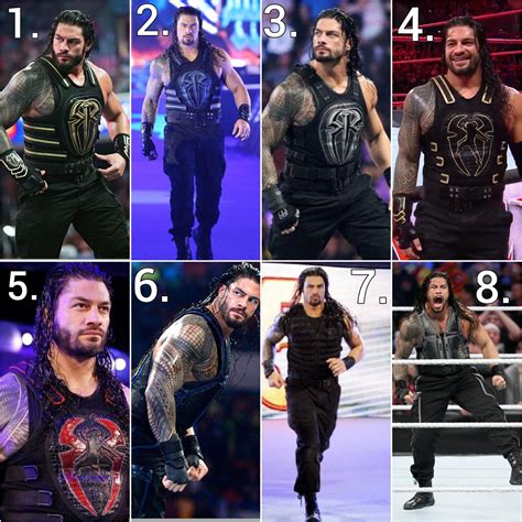 Ranking The Best Of Roman Reigns Attire What Are Some Of Your