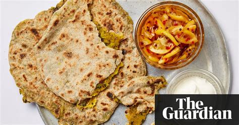 Meera Sodhas Vegan Recipe For Aloo Paratha With Quick Lemon Pickle Vegan Recipes Meals Recipes