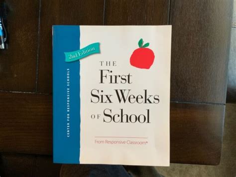 The First Six Weeks Of School By Responsive Classroom 2015 Trade