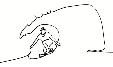 How To Draw A Surfer