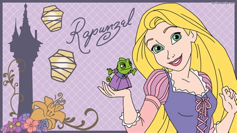 Tangled Rapunzel And Pascal Wallpaper