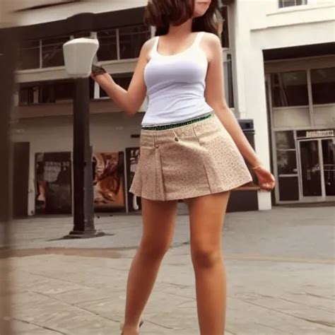 A Beautiful And Sexy Short Skirt Girl 8k，the Whole Body Arthub Ai