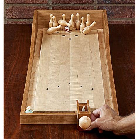 Tabletop Bowling Game Plan From Wood Magazine Wooden Toys Plans