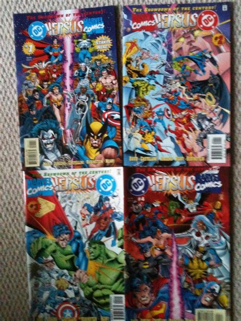 Dc Versus Marvel Comics 1996 1 4 Complete Set