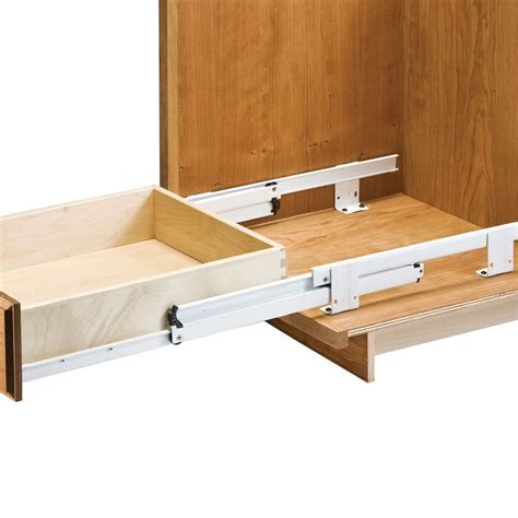 Floor Mount Pantry Pull Out Slides Rockler Woodworking And Hardware