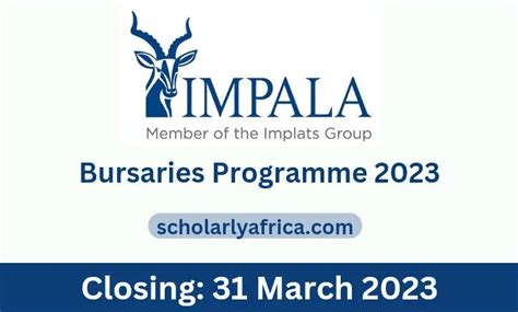 Impala Platinum Implats Bursaries 2023 For South African Students