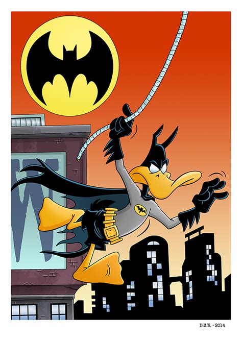Illustration Bat Duck Toonsup