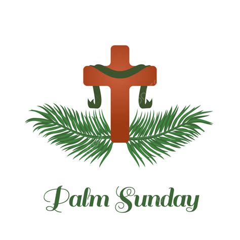 Palm Sunday Vector Art Png Palm Sunday Banner Logo Banner Palm Palm