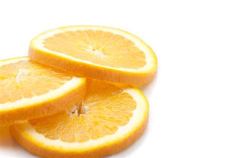 Thinly Sliced Fresh Orange Free Stock Image