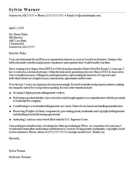 Lawyer Cover Letter Sample Homecare24