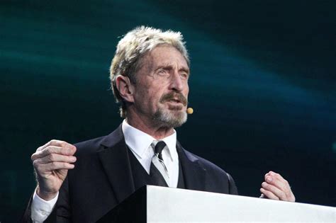 A few tumble to the floor. John McAfee Will Run for President of the United States in ...