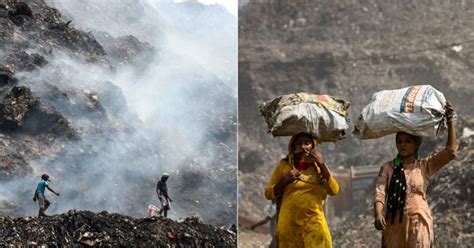 In Pics Residents Continue To Gasp For Clean Air As Bhalswa Landfill
