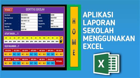 Aplikasi Laporan Bulanan Sekolah Sd Smp Sma Format Excel Format File