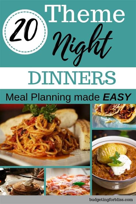 We did not find results for: 20 Easy Theme Night Dinner Ideas - Budgeting for Bliss in ...