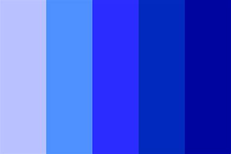 Using A Blue Color Palette And The Various Shades Of Blue Web