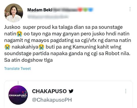 chakapuso on twitter ang importante may soundstage nakaka proud na kahit walang prangkisa at
