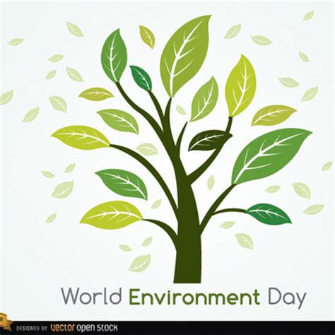 Green Tree Vector For World Environment Day Freevectors