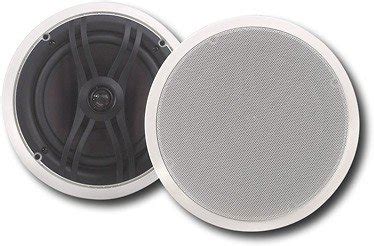 Best buy does offer wall and ceiling speaker installation through geek squad. Yamaha 2-Way In-Ceiling Speakers (Pair) White NS-IW360C ...