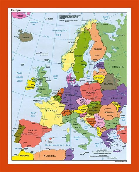 Political Map Of Europe Maps Of Europe Map Maps Of The