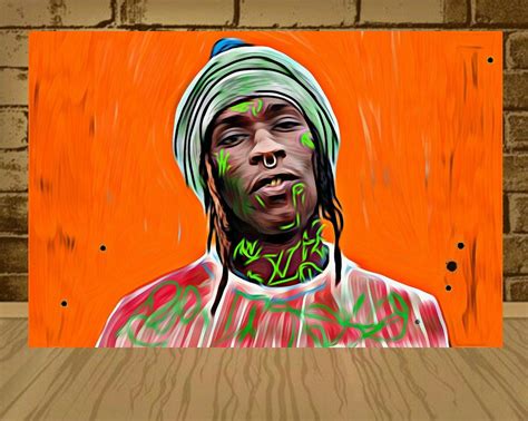 Young Thug Rapper Artistic Original Rap Music Poster Canvas Print