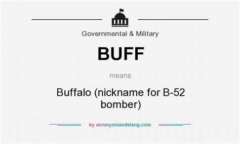 Buff Buffalo Nickname For B 52 Bomber In Governmental And Military By