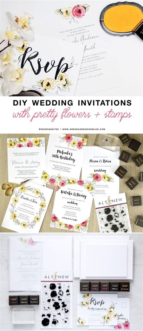 Diy Wedding Invitation Kit From Altenew A Stamping Kit For