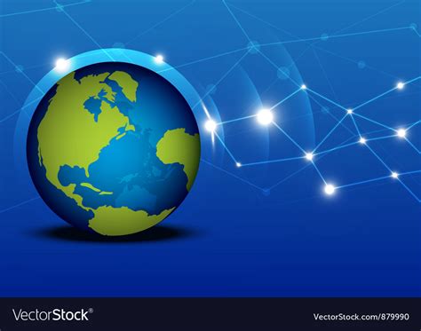 Globalization Network Royalty Free Vector Image