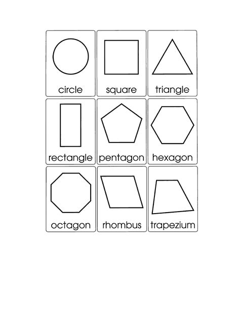 13 Best Images Of Printable Shape Matching Worksheets Free Printable