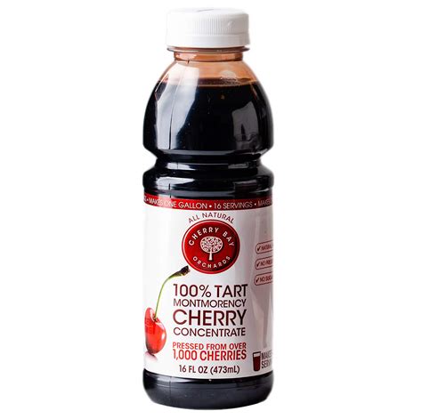 Cherry Bay Orchards Tart Cherry Concentrate All Natural