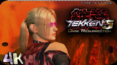 Tekken 5 Dark Resurrection Nina Williams Time Attack 4k 60fps