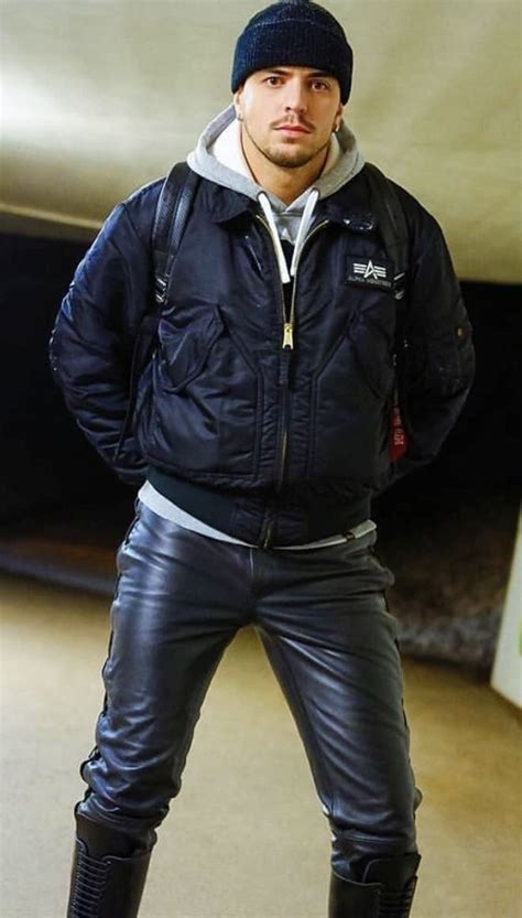 Leather And The Men Who Wear It Mens Leather Pants Leather Gear