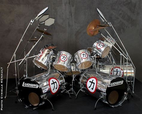 Eric Carr S Crazy Nights Drum Kit Drums Drum Kits Scale Models