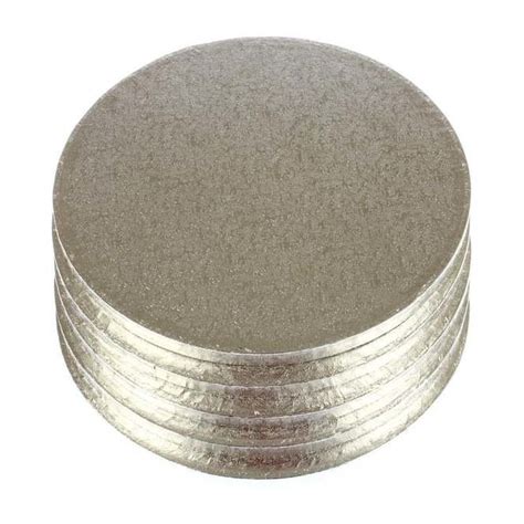 Trade Pack 5 X 14 Inch Round Silver Cake Drums Boards From Only £556