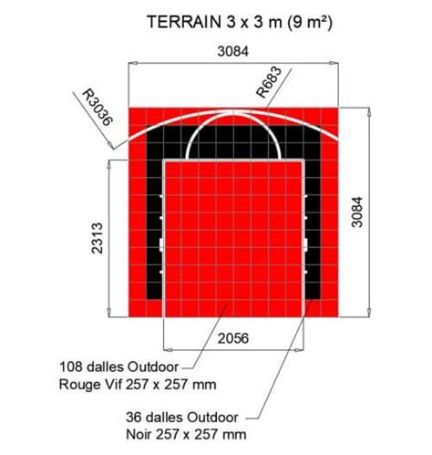 Terrain De Basketball 3m X 3m Couleurs Au Choix Livraison Et