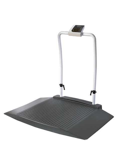 Multifunctional Handrail Wheelchair Scale With Two Ramps Hoyland
