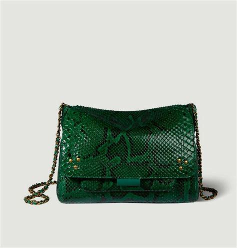 Sac Lulu M Python Vert Fonc J R Me Dreyfuss Paris Lexception