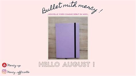 Bullet With Mercy Août 2021 minimaliste nude ORGANISATION