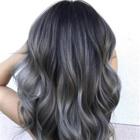 Charcoal Hair Color Popsugar Beauty
