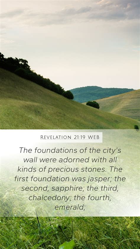 Revelation 2119 Web Mobile Phone Wallpaper The Foundations Of The