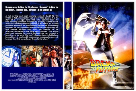 Back To The Future Movie Dvd Custom Covers 1985 Back To The