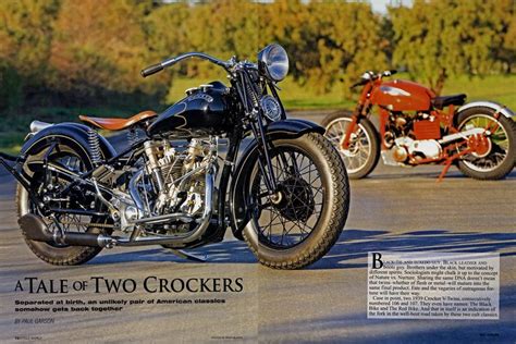 A Tale Of Two Crockers Cycle World May 2008
