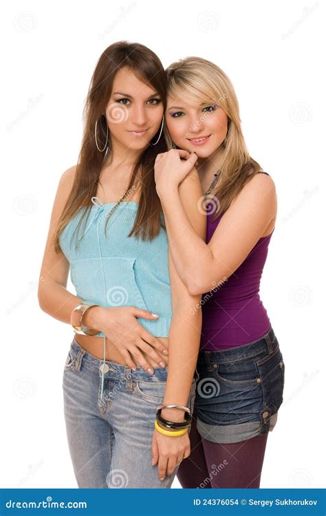 Two Beautiful Young Ladies Stock Images Image 24376054