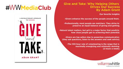 Give And Take Why Helping Others Drives Our Success
